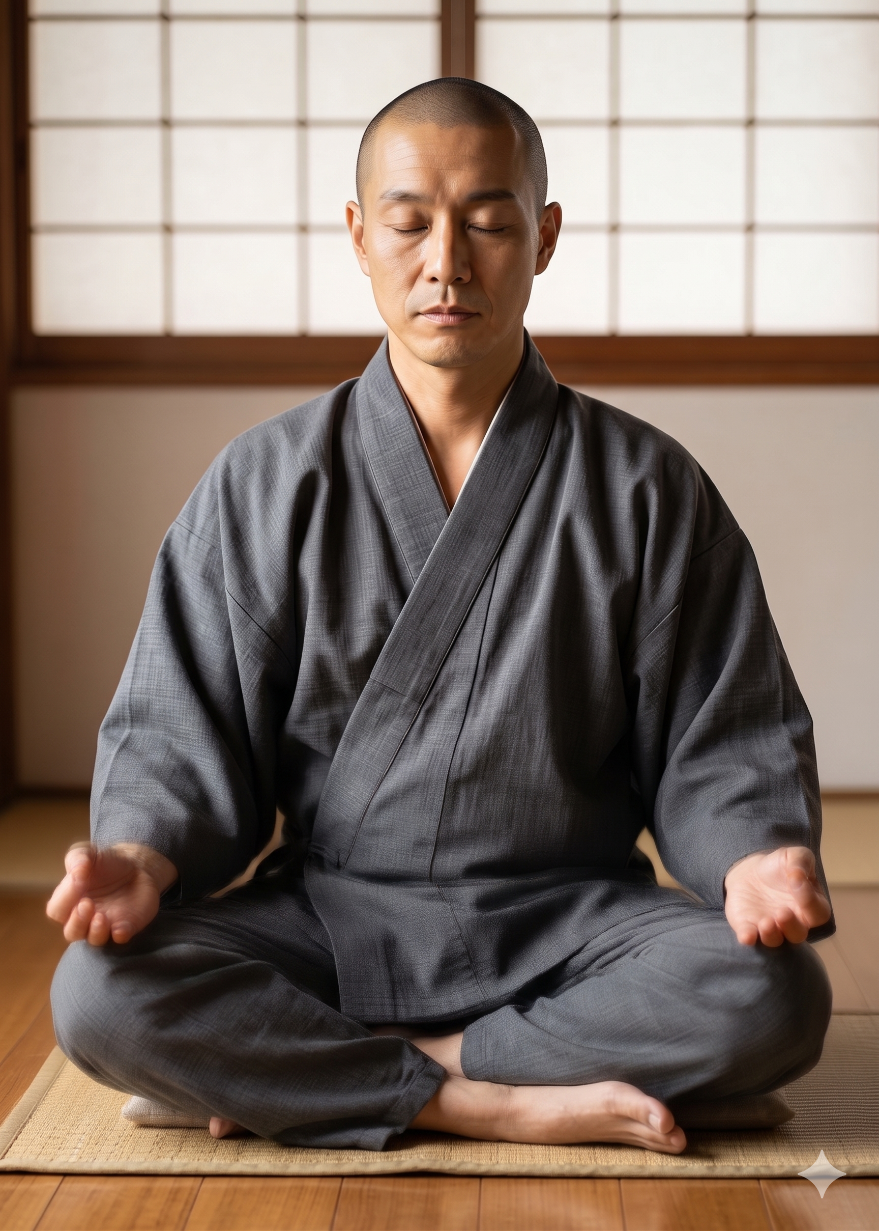 AlphaStrands monk in meditation